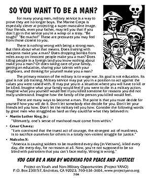 So you want to become a man